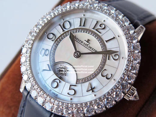 ZF积jia约会系列Q3523570腕表，尺寸36X9.8mm，共镶有186颗施华洛世奇美钻，女士腕表，皮表带，透底，自动机械机芯 商品图8