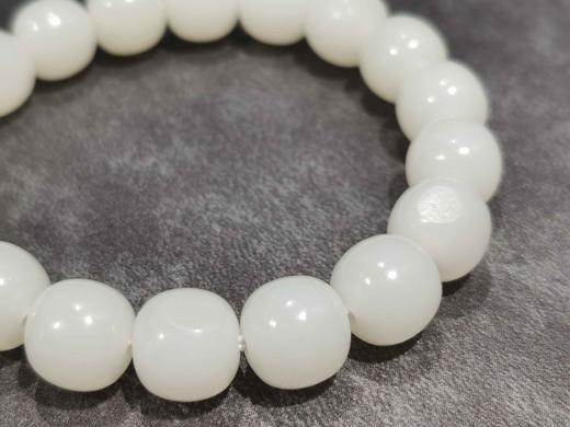 【御珠宫坊·传承系列】羊脂白玉子料手串 商品图2