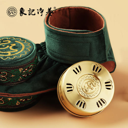 分销【足底三联】艾灸盒/套装--54柱艾柱+铜盒+布套+穴位图/无烟艾灸套装/随身灸 商品图9