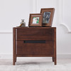 【现代实木风-NJT1302C03床头柜】现代实木/现代简约/卧室/北美黑胡桃/实木床头柜 商品缩略图0