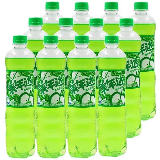 【批发】美年达苹果味600ml*24瓶/包 商品图0