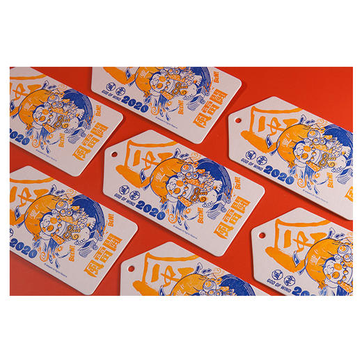 野鹤iehooART「OMG百神」手工凸版香片 商品图5