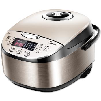 美的（Midea）电饭煲 电饭锅4L智能电饭煲气动涡轮防溢圆灶釜内胆家用电饭煲 MB-WFS4037 商品图0