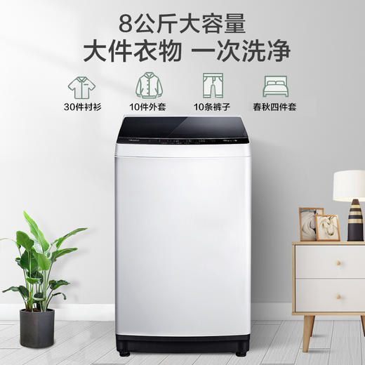 SN	美的全自动波轮洗衣机MB80ECO1 商品图0