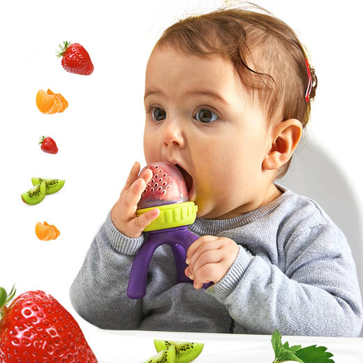 澳洲 B.box 飞船咬咬器 萌趣食物喂养器  硅胶食物摇摇袋 商品图4