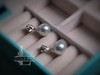 “”月光银冷皮澳白珍珠耳钉 商品缩略图2