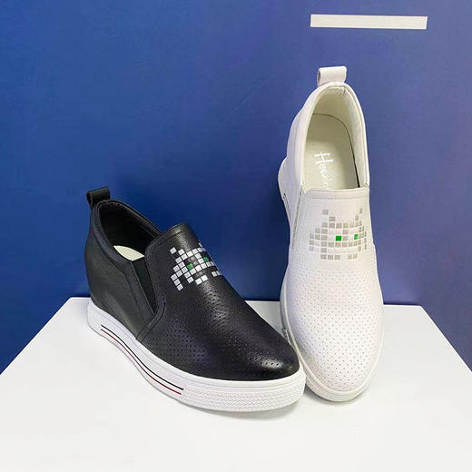 豪行内增高女鞋27101726 有色差 商品图2