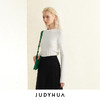 JUDYHUA 下摆不规则设计针织打底上衣 商品缩略图1