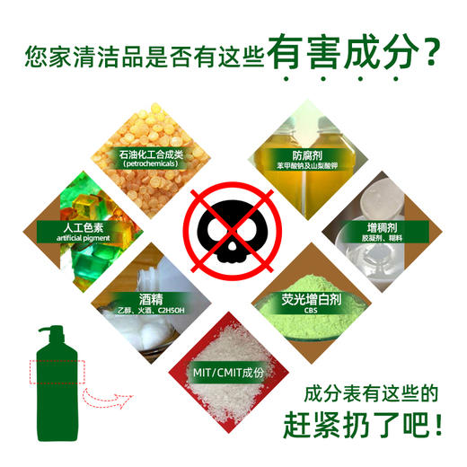 爱橙餐具净450ml+爱橙果蔬净200ml 商品图2