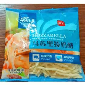 【8.9元/袋】YL展艺马苏里拉奶酪100g（0803434）