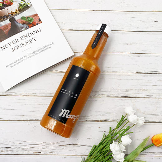 【多口味】爵世天然水果多风味糖浆果汁果露饮品原料 6瓶一箱 多口味任选 商品图2