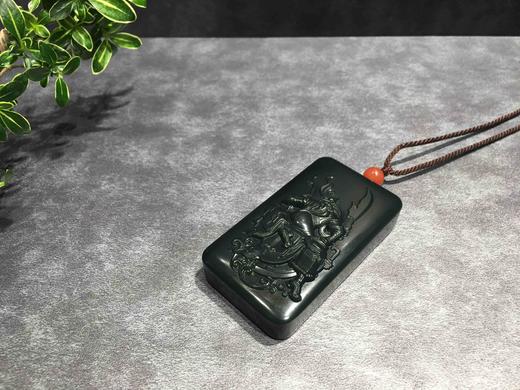 【御珠宫坊】和田玉关公牌 商品图3