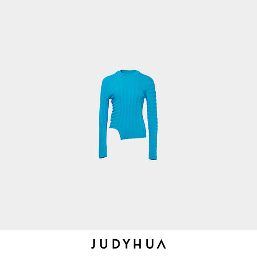 JUDYHUA 下摆不规则设计针织打底上衣 商品图12