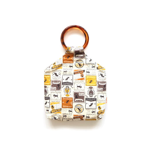 HUJI祤集Amber手提包插画标签小黑猫 商品图2