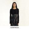 JUDYHUA 背部镂空设计针织打底上衣 商品缩略图4