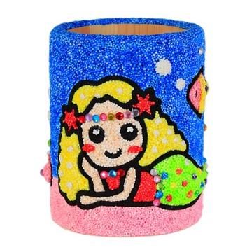 会员免费体验【手工】木板雪花泥画 商品图9