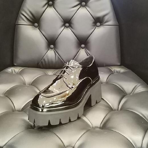 LFGJ 12801 春季新款 中性复古 松糕鞋 商品图0