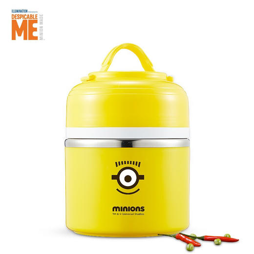 JOHN BOSS神偷奶爸小黄人保温单层便当盒 MN-JBWH03-1  XHR 商品图0