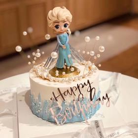 皇冠爱莎冰雪奇缘蛋糕（百分百进口动物奶油）