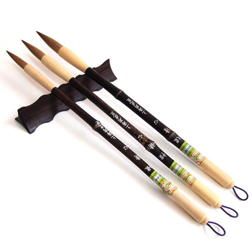 周虎臣清心大中小狼毫毛笔套装 商品图3