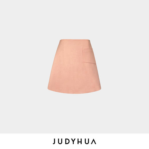 JUDYHUA 纽扣装饰A字半身裙 商品图6