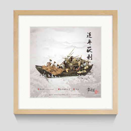 连年获利--非遗传承藏品票 商品图0