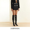 JUDYHUA 纽扣装饰A字半身裙 商品缩略图2