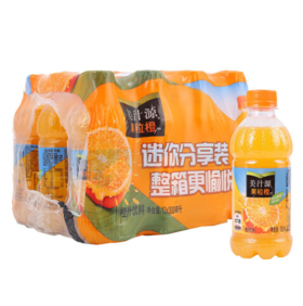 美汁源果粒橙迷你分享装   300ml*12瓶/提