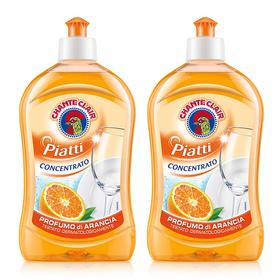 大公鸡 浓缩洗洁精（香橙）500ML*2瓶装 意大利