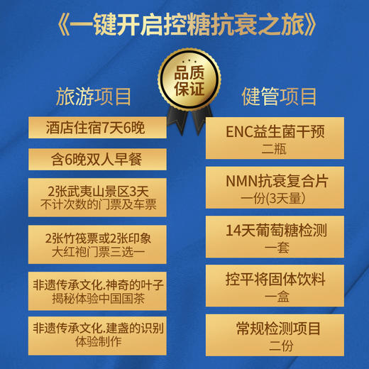 精准健康季，理想生活随心而“遇”——7天6晚控糖抗衰之旅 商品图4