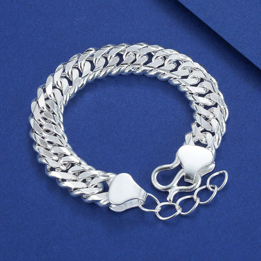 子佩集S990银男士手链【YHSL002】203 商品图5
