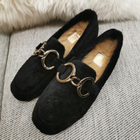 西村名物2021潮流舒适可爱毛毛鞋T21AM12261