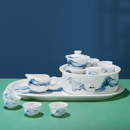 12头静流茶具套装 商品图0