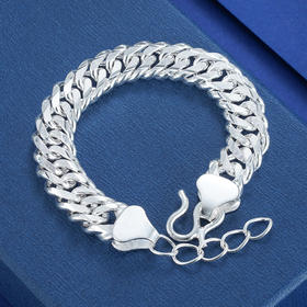 子佩集S990银男士手链【YHSL002】203