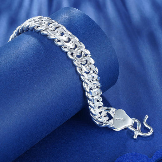 子佩集S990银男士手链【YHSL002】203 商品图2