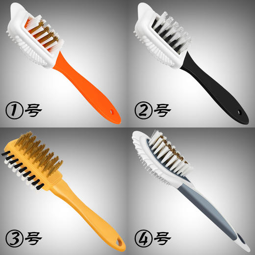 绒皮刷反绒皮刷黑色手柄绒皮刷麂皮刷三面清洁刷鞋刷 商品图1
