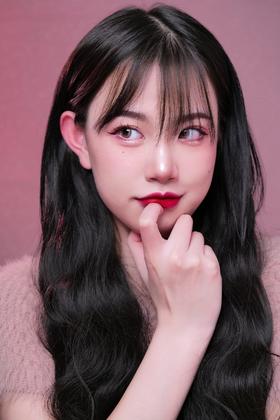 瑕疵皮一键换脸！情人节超甜韩妹少女妆容！