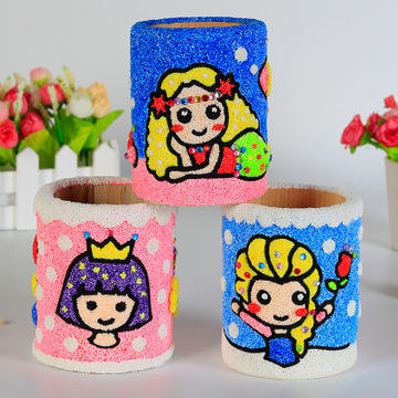 会员免费体验【手工】木板雪花泥画 商品图2