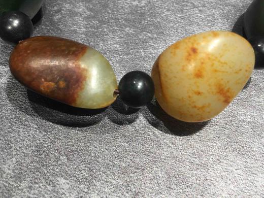 【御珠宫坊·传承系列】和田玉子料原石手串 商品图4