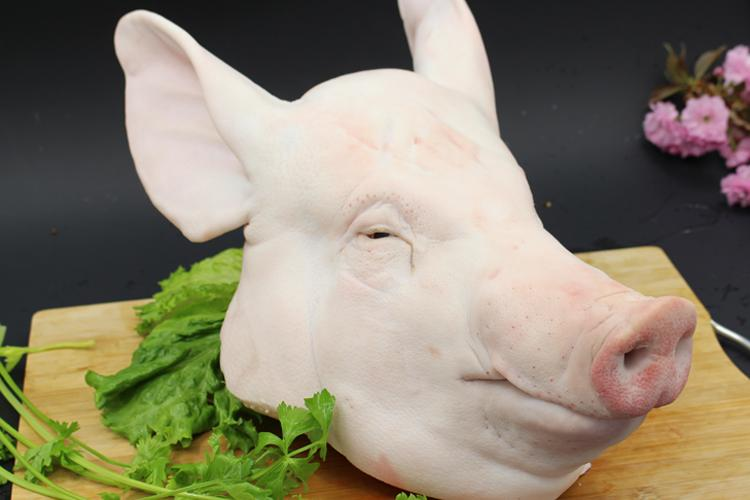 旗舰店大红门带耳猪头10kg