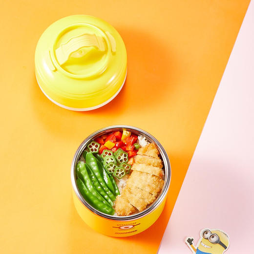 JOHN BOSS神偷奶爸小黄人保温单层便当盒 MN-JBWH03-1  XHR 商品图4