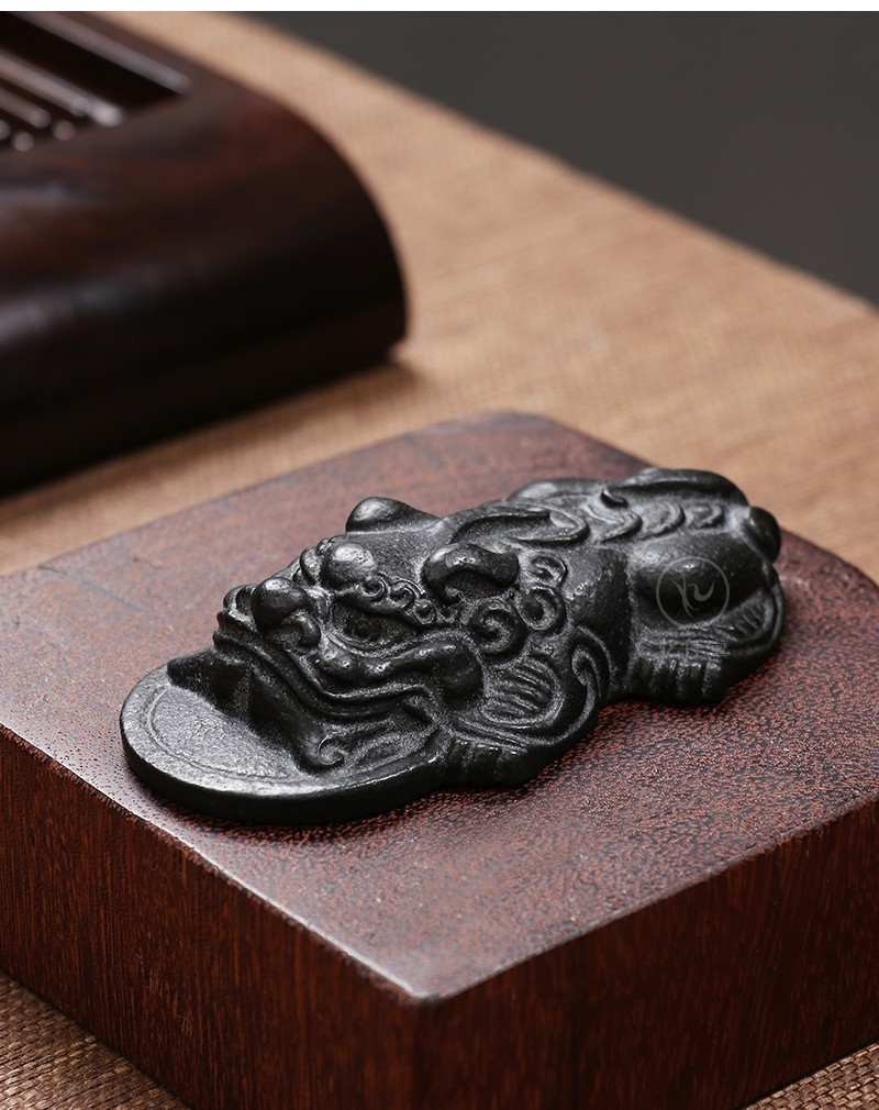 乌金石茶宠摆件招财貔貅