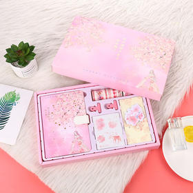 【网红爆款磁扣手账本套装】可爱韩版少女心笔记本复古磁扣日记本礼盒套装