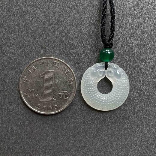 冰种翡翠双龙玉佩双龙护主 商品图3
