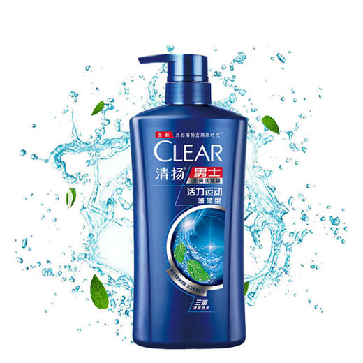清扬男士洗发露活力运动薄荷型400ml*50g 商品图2