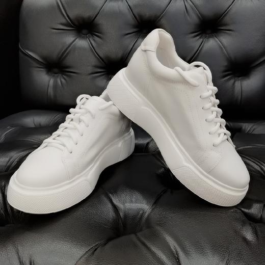 LFGJ.2262.低帮.圆头.系带.休闲百搭小白鞋。 商品图3