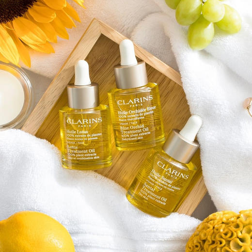 法国 Clarins娇韵诗 莲花/兰花/三檀 舒颜面部护理油 30ml 商品图5