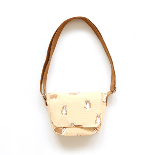 HUJI祤集Flap斜挎包插画小柯基 商品图0