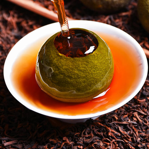 新会小青柑天马一号普洱茶   生晒陈皮普洱茶  桶装185g±9g/桶 商品图8