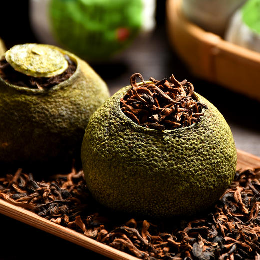 新会小青柑天马一号普洱茶   生晒陈皮普洱茶  桶装185g±9g/桶 商品图7